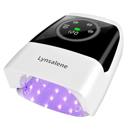 132W UV LED Nail Lamp Rechargeable Cordless Gel Dryer