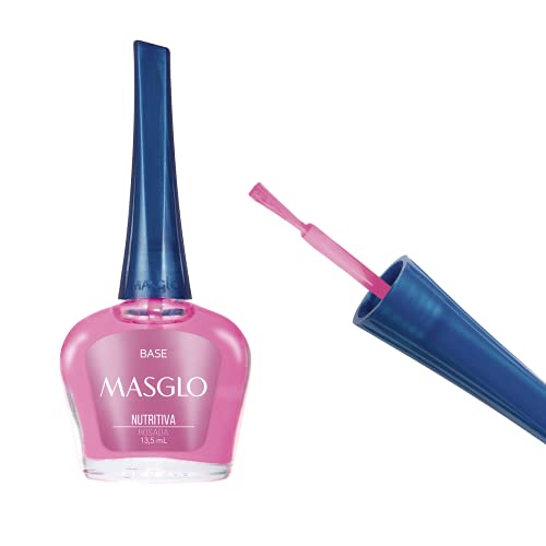 MASGLO Tradicional Nail Polish Set | 4 0.5 oz Bottles with Base & Top Coats