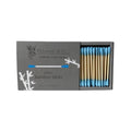 RS Essentials by LV Blue Bamboo Cotton Swabs 200 Count - Dual Tip