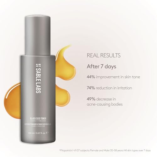S'ABLE Labs - Black Seed Facial Toner | Protect, Restore, Refine, Soothe | Ferulic Acid, Vitamins C + E | Melanin-Inclusive Skincare (150 mL | 5.07 fl oz)