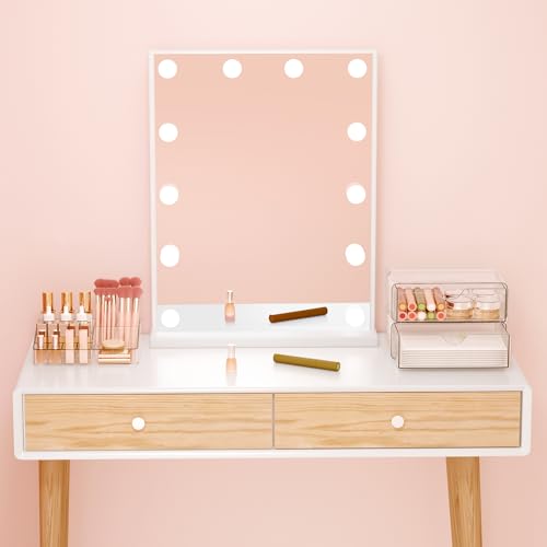 Bathroom Counter Organizer Clear - 3Pcs Stackable Makeup Countertop Organizer for Vanity - Multi-Purpose Skin Care Lipstick Cosmetic Organizer