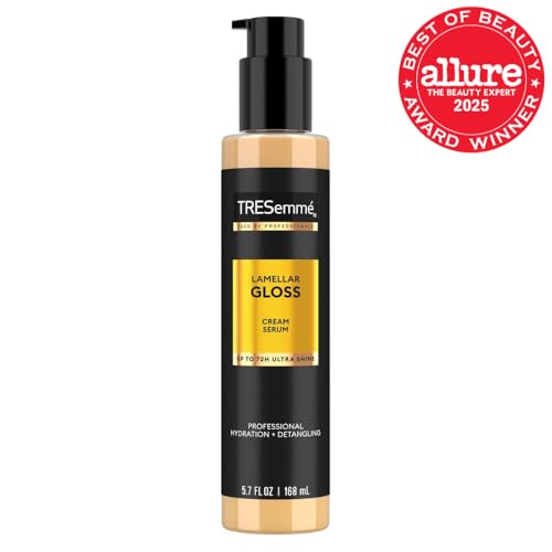 TRESemm? Hydrating & Detangling Cream Serum Lamellar Gloss Ultra Shine Up to 72H 5.7 Fl Oz | Hydrating, Detangling, Ultra Shine, Up to 72H