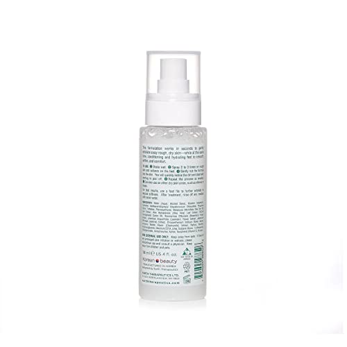 Earth Therapeutics Tea Tree Foot Peeling Spray - Exfoliating Callus Remover