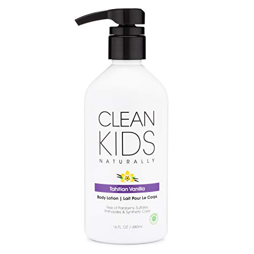 Gabriel Cosmetics Clean Kids Naturally Tahitian Vanilla Body Lotion, 16oz