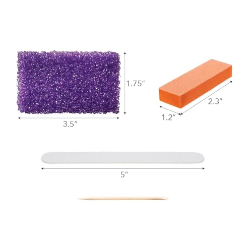 Disposable 4-Piece Pedicure Kit - 100 Individually Packed Sets
