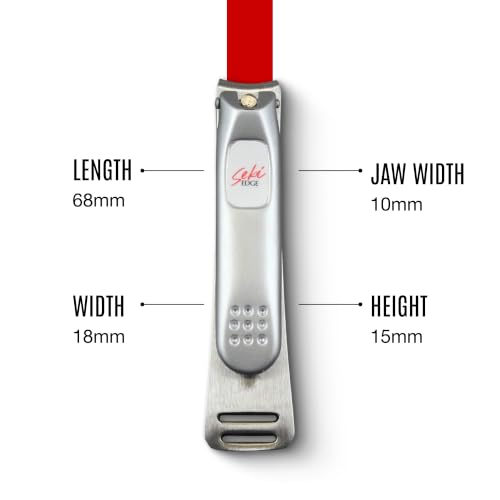 Professional Stainless Steel Nail Clippers for Fingernails & Toenails - Sharp, Ergonomic Design, Made in Japan