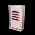 2-Tier Eyelash Extension Pallet with Dustproof Cover | Acrylic Lash Holder