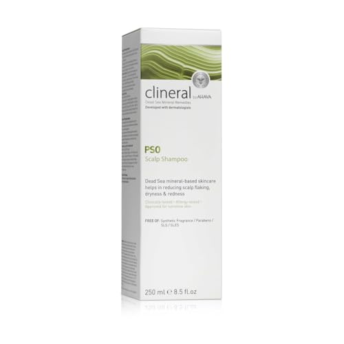 AHAVA Clineral Pso Scalp Cream Mask - Rich, creamy scalp mask to reduce irritations & dryness, hydrates & nourishes the hair & scalp, with Osmoter, Dead Sea Mud, Hippophae & Grapefruit Oil, 6.8 Fl.Oz