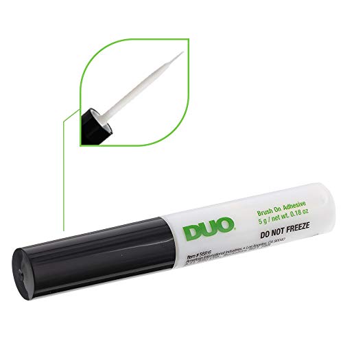 DUO Clear Brush-On False Eyelash Adhesive - Waterproof, 0.18oz