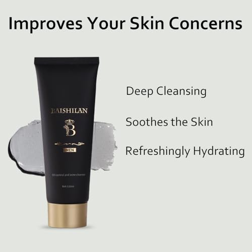 Daily Energizing Facial Cleanser - Deeply cleanses, Oil control£¬restores dry,Men's only£¬tired skin, Suitable for all skin types