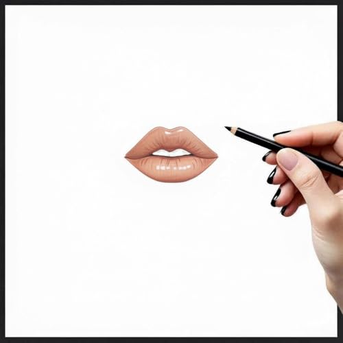 12-Piece Wooden Lip Liner Pencil Set, Long-Lasting