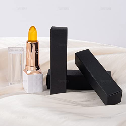 50-Pack Black Kraft Paper Lipstick Boxes 3.35" x 0.79"