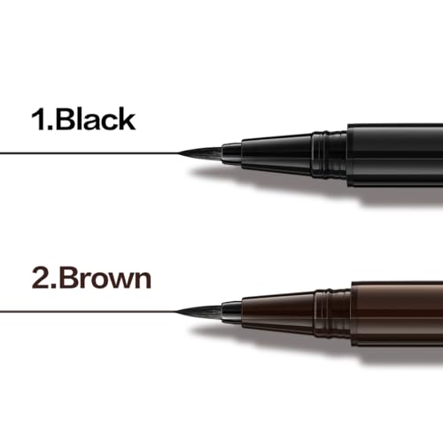 CARSLAN Black Liquid Eyeliner Pen - 12H Waterproof
