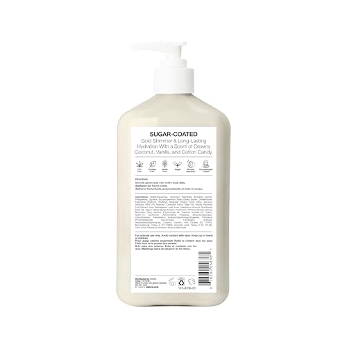 Hempz Cotton Candy Scented Body Lotion ? Spun Sugar & Vanilla Bean, Hydrating Moisturizer for Dry Skin, Body & Hands, Self Care Routine Must Have, 17 fl oz