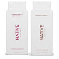 Bundle | Native Body Wash 2-Pack: Cherry & Vanilla Macaron + Coconut & Vanilla (18 fl oz each)