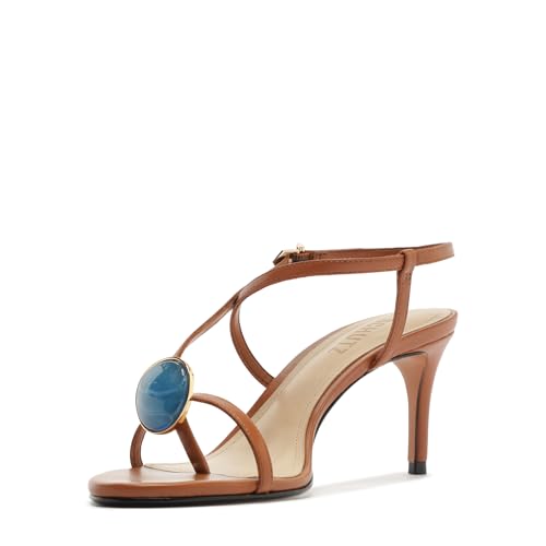 SCHUTZ Azure Mid Embellished Heeled Sandal