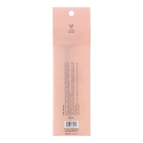 e.l.f. Fan Brush, Powder & Contour Makeup Brush, Unique Fan Shape Blends For A Flawless Finish, Soft & Absorbent, Vegan & Cruelty-Free