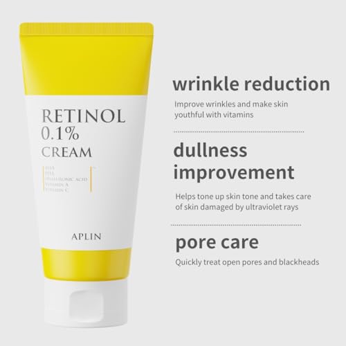 aplin RETINOL 0.1 CREAM/Skin Moisturizer/Facial Moisturizers Official/Korean Cosmetics/Korean Skin Care/RETINOL