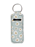 Fashion Women Lipstick Balm Holder with Metal Key Ring