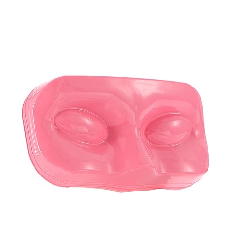 10Pcs False Eyelash Storage Trays - Face Shape Organizer