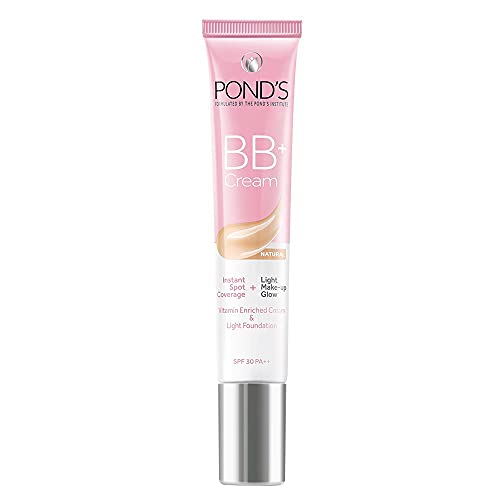 POND¡¯S BB+ Cream Natural Shade, Light Coverage with SPF 30 PA++, 18?g (0.63?oz)