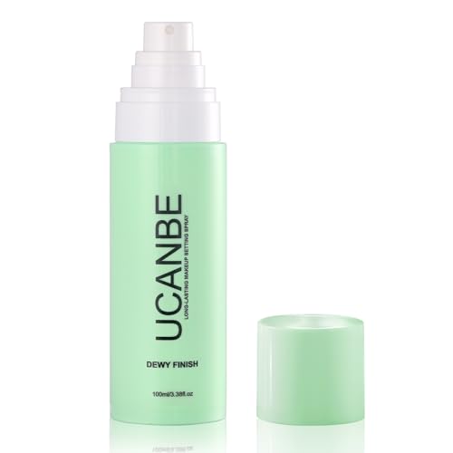 UCANBE Dewy Makeup Setting Spray - Long Lasting, Fast Drying Finish, 3.38 Fl Oz