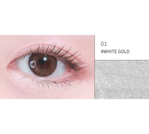 TONYMOLY Lovely Beam Glitter Liner 01 White Gold