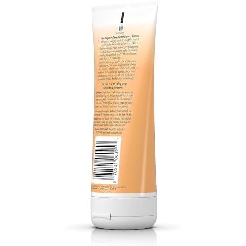 Neutrogena Deep Clean Cream Cleanser 7 oz (Pack of 4)