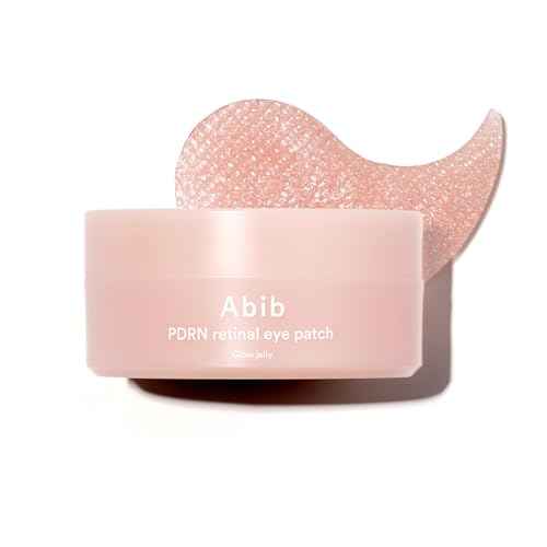 Abib PDRN Retinal Eye Patch, Hydrogel Masks for Dark Circles, Puffiness, Fine Lines, 60 Patches, 84g, with Niacinamide, K-Beauty Skincare