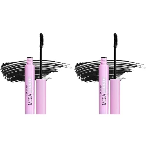 wet n wild Mega Length Mascara, Very Black, 0.21 Ounce (Pack of 2)
