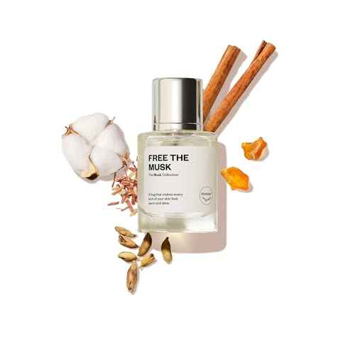 Dossier Free The Musk - Eau de Parfum for All - 50ml / 1.7oz - Clean Skin Musk Fragrance with Ambrette, Jasmine & Cedarwood - Genderless, Vegan, Long-Lasting Perfume