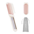 RHOS Folding Travel Hair Brush with Mirror