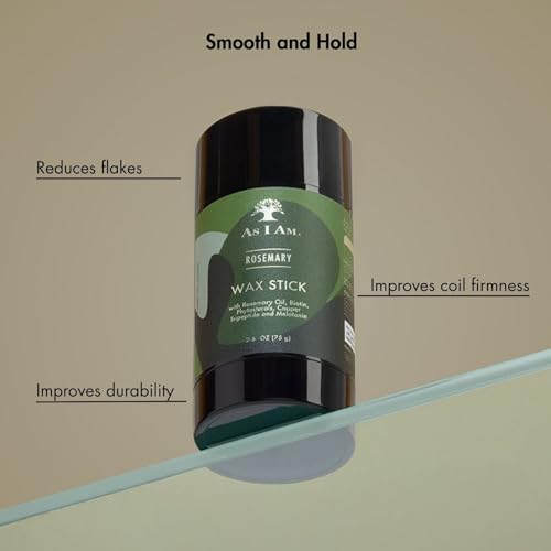As I Am Rosemary Hair Wax Stick - 2.6 Oz