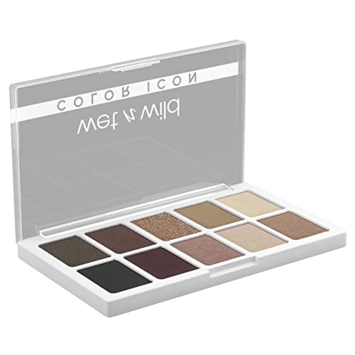 Wet n Wild Color Icon 10-Pan Eyeshadow Palette, Brown Nude Awakening