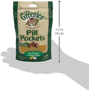 Greenies Pill Pockets Salmon Treats For Cat 45 oz. 1 pk