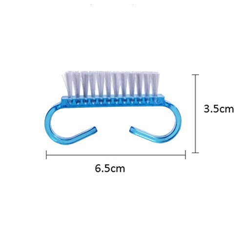 20-Pack Handle Grip Nail Brushes for Cleaning and Grooming