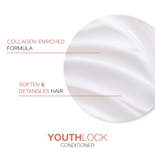 Joico YouthLock Shampoo and Conditioner Formulated With Collagen | Youthful Body & Bounce | Reduce Breakage & Frizz | Soften & Detangle Hair | Boost Shine | Sulfate Free | With Arginine