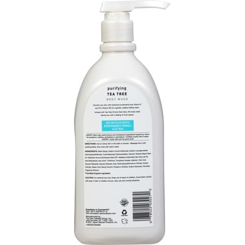 JASON Tea Tree Purifying Body Wash, For a Gentle Feeling Clean, 30 Fluid Ounces (Pack of 2)