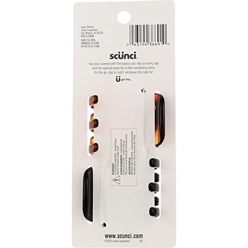 Scunci No Slip Chunky Jaw Clip 2 ea (Pack of 3)