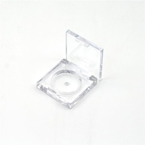 4 Piece Empty Powder Case 26mm Clear Refillable Cosmetic Container