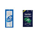 Q-Tips Cotton Swabs 500 Count + DenTek Triple Clean Floss Picks 90 Count Bundle