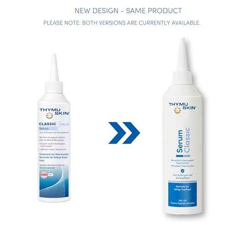 THYMUSKIN Classic - Hair Care Peptides Shampoo & Serum for Hair Growth Due to Hair Loss ? for Scalp and Damaged Hair 2-Step System (Classic Serum 200 ml)