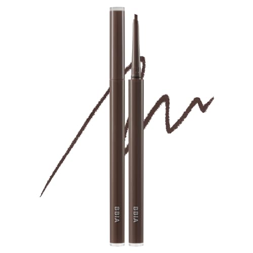 BBIA Last Auto Gel Eyeliner SLIM 5 Colors ? Ultra-Fine Waterproof Mechanical Gel Eye Liner Pencil Smudge-Proof Easy Drawing Smooth Gliding Texture Vegan Korean Eye Makeup (S2 JAZZ SLIM R)