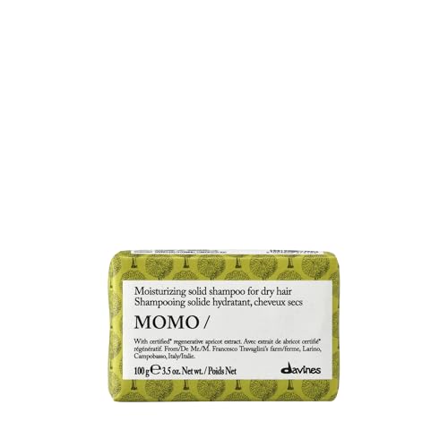 Davines MOMO Enhanced Shampoo Bar Travel Size – Eco-Friendly, Moisturizing Solid Hair Cleanser