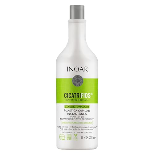Inoar Cicatrifios Conditioner with RejuComplex3 for Intensive Repair, Frizz Reduction & Enhanced Softness, 33.8 Fl Oz