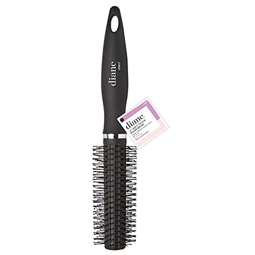 Diane Charcoal Soft Touch Handle Collection Round Brush, 1 Count (Pack of 1)