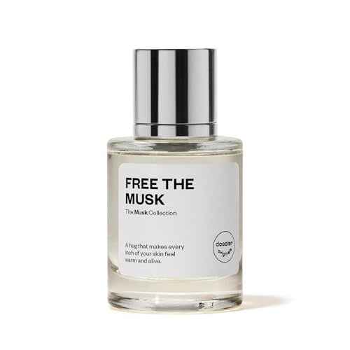 Dossier Free The Musk - Eau de Parfum for All - 50ml / 1.7oz - Clean Skin Musk Fragrance with Ambrette, Jasmine & Cedarwood - Genderless, Vegan, Long-Lasting Perfume