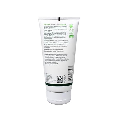 Bulldog Original Shave Gel for Men, Aloe Vera Enriched, Delivers a Close & Comfortable Shave, 95% Natural Origin, 5.9 fl oz