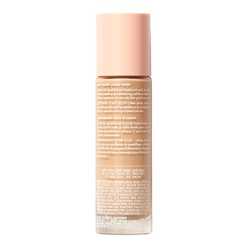 e.l.f. Halo Glow Liquid Filter, Complexion Booster For A Glowing, Soft-Focus Look, Infused With Hyaluronic Acid, Vegan & Cruelty-Free, 2 Fair/Light