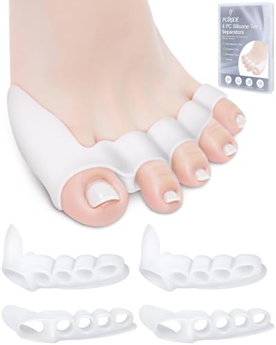 PGRODE Silicone Toe Separators for Bunion Relief & Toe Correction